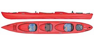 Kayaks for three people