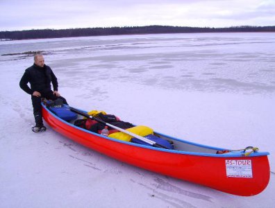 Zdjęcia z naszych spływów kajakowych - marcin-i-olaf-3-dniowy-zimowy-splyw-krutynia-z-noclegami-pod-namiotem-31-01-2007-03-02-20007