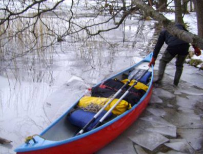 Zdjęcia z naszych spływów kajakowych - marcin-i-olaf-3-dniowy-zimowy-splyw-krutynia-z-noclegami-pod-namiotem-31-01-2007-03-02-20007