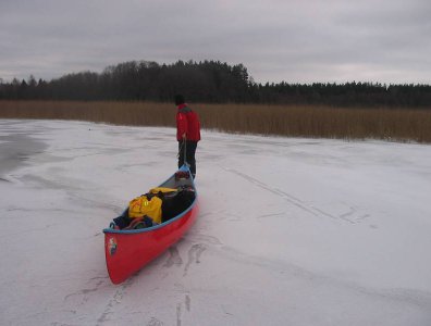 Zdjęcia z naszych spływów kajakowych - marcin-i-olaf-3-dniowy-zimowy-splyw-krutynia-z-noclegami-pod-namiotem-31-01-2007-03-02-20007