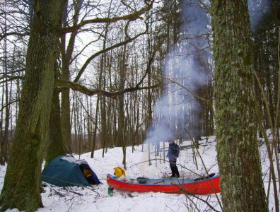 Zdjęcia z naszych spływów kajakowych - marcin-i-olaf-3-dniowy-zimowy-splyw-krutynia-z-noclegami-pod-namiotem-31-01-2007-03-02-20007