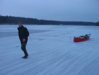 Zdjęcia z naszych spływów kajakowych - marcin-i-olaf-3-dniowy-zimowy-splyw-krutynia-z-noclegami-pod-namiotem-31-01-2007-03-02-20007